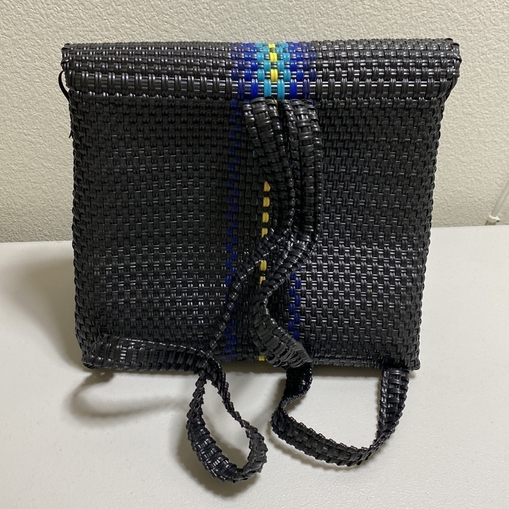 New Artisan Backpack Handmade Eco Friendly Recycled Plastic - Picture 6 of 10